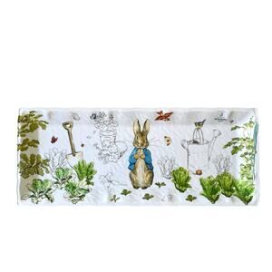 NEW Beatrix Potter Peter Rabbit Large Melamine 19in Serving Tray Platter EASTER